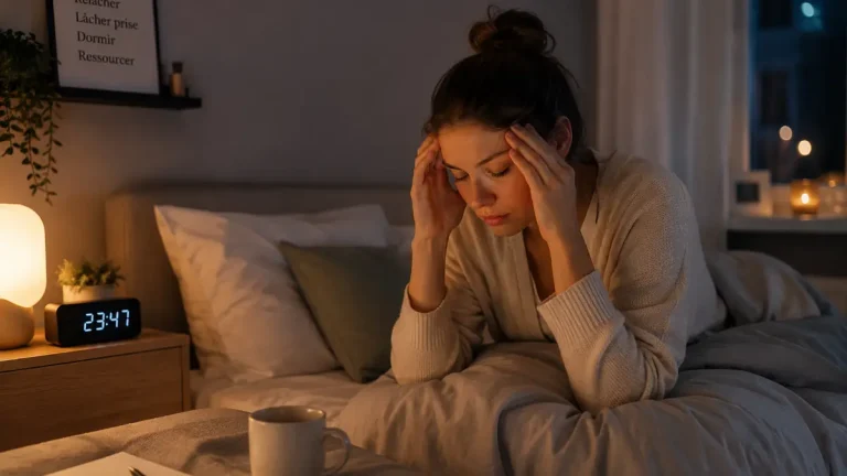 Tension nerveuse au coucher et homéopathie